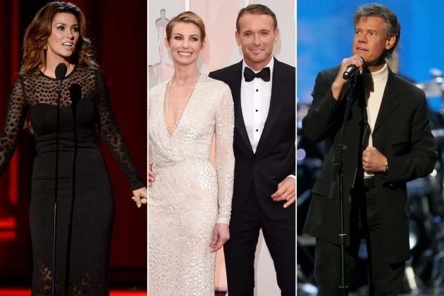 Tim Mcgraw and Faith Hill, Shania Twain, Randy Travis Tim Mcgraw and Faith Hill, Shania Twain, Randy Travis
