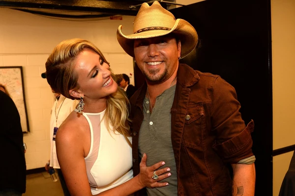 See Jason Aldean And Brittany Kerr S First Wedding Photo