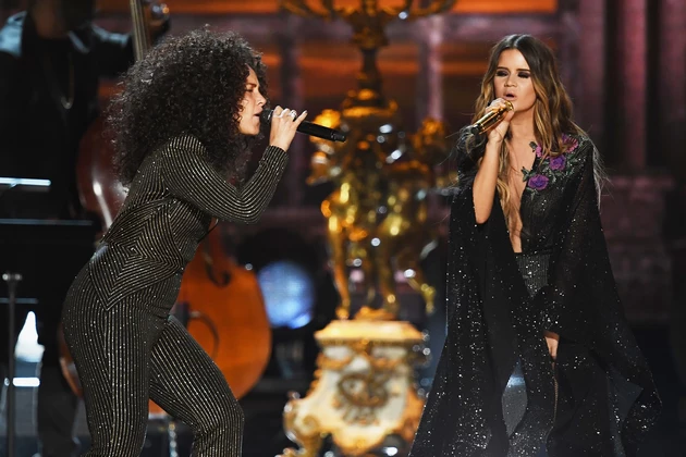 Maren Morris Alicia Keys 2017 Grammy Awards